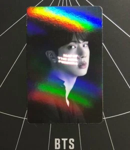 BTS MAP OF THE SOUL MOS ONE ON:E CONCEPT BOOK photo card holo - JIN - - Picture 1 of 2