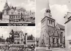 Ansichtskarte Postkarte Gstrow Rathaus John Brinckmann Denkmal Pfarrkirche AK