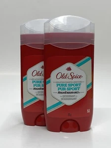 Old Spice High Endurance Aluminum Free Deodorant for Men Pure Sport (Pack of 2) - Picture 1 of 4