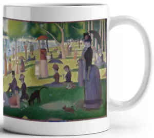 Sonntag Nachmittag La Grande Jatte Kaffeebecher Kunstliebhaber Geschenk 2024 Seurat Malerei - Bild 1 von 3