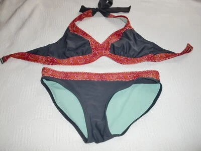 Mujer~ATHLETA~MULTICOLORES~SUJETADOR DE TIRANTES AJUSTABLE~JUEGO DE BIKINI 2 PIEZAS talla 36B/C~XS~ Foto 1 de 4