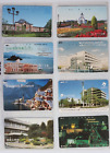 art.3363- JAPAN NTT, n.8 telephoncards, Grafiche varie edifici