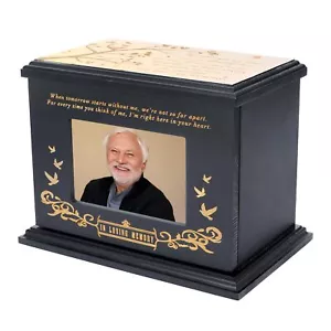Urnen für menschliche Asche Erwachsene männlich weiblich Einäscherung Denkmal für menschliche Asche Holz - Bild 1 von 9