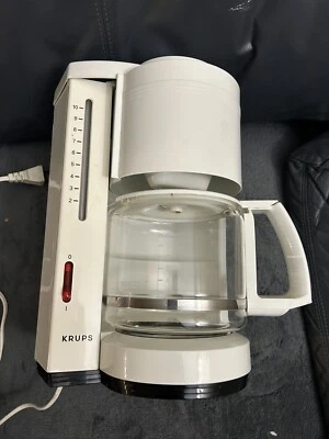 Krups Gevalia Kaffe Classic 10 Cup Coffee Maker White Model #396 Works Great - Image 1 of 4