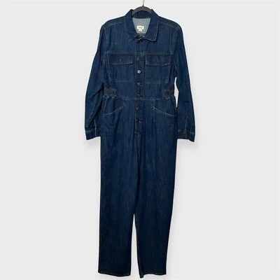 Mono vaquero ana para mujer L azul manga larga mecánico Foto 1 de 4