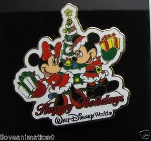 Disney WDW Happy Holidays Mickey & Minnie Pin ** - Picture 1 of 1