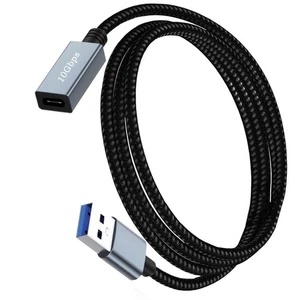 USB 3.2 Male to Type C Female Charger Cable Data Transfer Wire Charging Cord - Picture 1 of 3