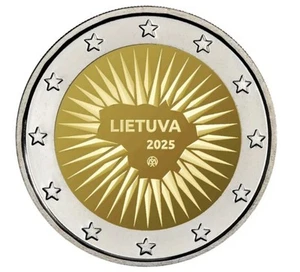 Moneda 2€ Lituania 2025 Defensa Estado Lituano SC/UNC. - Imagen 1 de 1