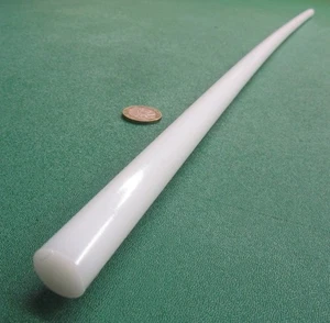 Hdpe White Round Rod 5/8" Diameter x 36" Long - Picture 1 of 10
