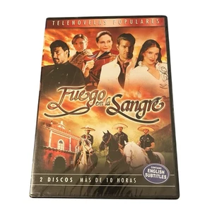 Fuego en la Sangre 2009 DVD 2-Disc Telenovelas Eduardo Yanez Mexico New NUEVO - Bild 1 von 6