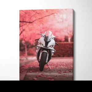BMW Inspired S1000RR High Resolution Museum Quality Vertical Canvas Print #064 - Picture 1 of 14