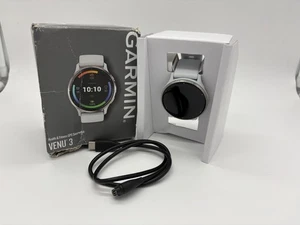 OPEN BOX Garmin Venu 3 - WHITE - Health and Fitness Watch - NEW - Picture 1 of 4