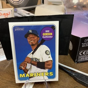 2018 Topps Heritage #209 Dee Gordon - Bild 1 von 2