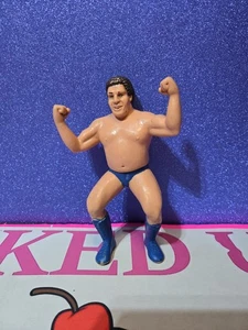 ANDRE EL GIGANTE WWF LJN 8" FIGURA DE ACCIÓN DE LUCHA LIBRE CON PELO CORTO RARO 1986 - Imagen 1 de 12