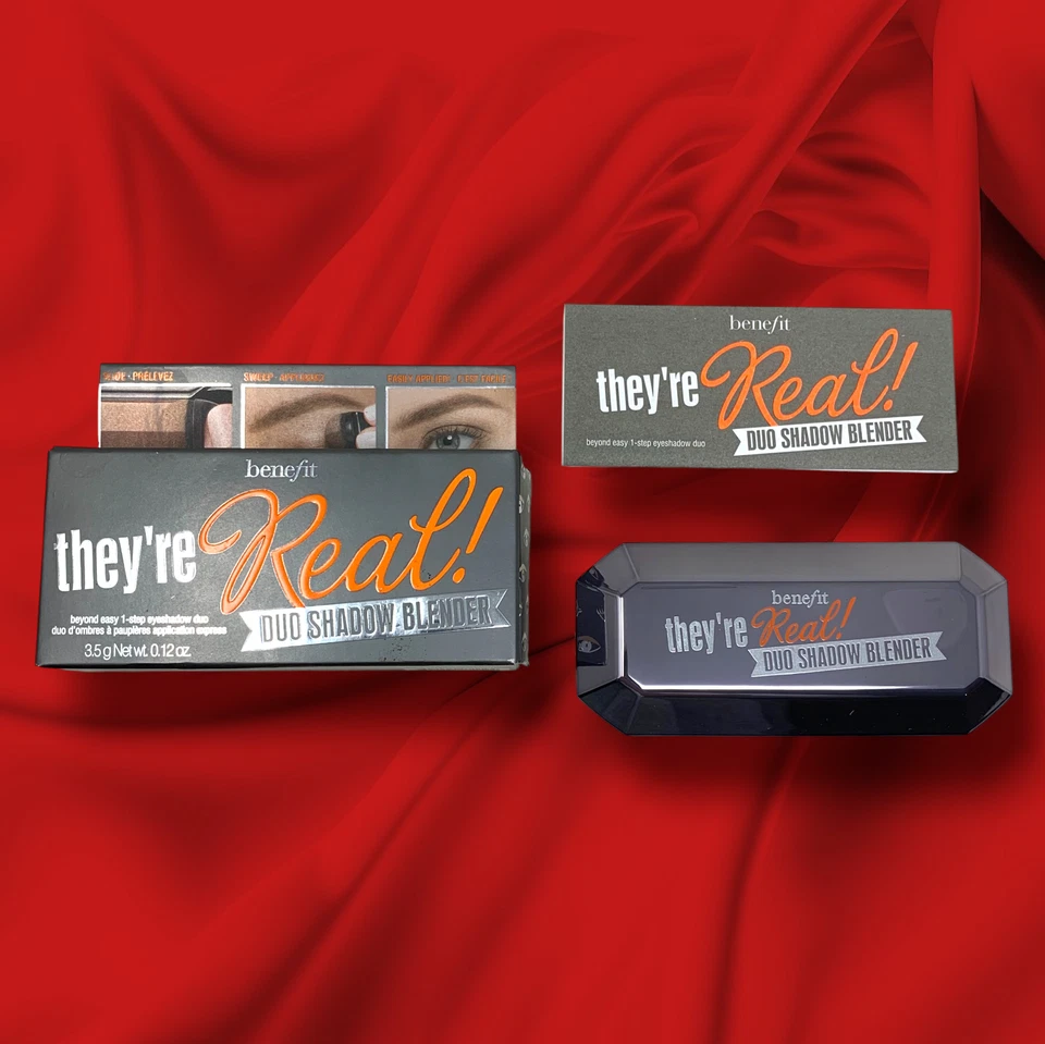 NEW They’re Real! Benefit Duo Eye Shadow Blender Easy Smokin' 3.5 g Boxed HTF - Image 1 of 4