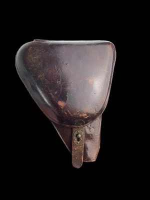 Funda de cuero tipo 14 Nambu con varilla de limpieza y papeles de captura Segunda Guerra Mundial Segunda Guerra Mundial Foto 1 de 4