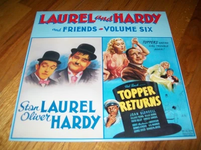 LAUREL AND HARDY AND FRIENDS VOLUME SIX Laserdisc LD EXCELLENT VERY RARE 6 VI Foto 1 de 2