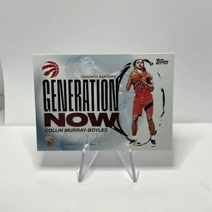 2025-26 Topps Basketball Collin Murray-Boyles RC Rookie Generation Now Insert - Picture 1 of 10