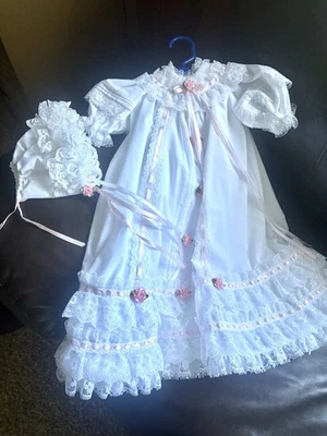 ¡¡Envío gratis!! Vestido de bautizo, vestido de bautizo, vestido blanco para bebé niña Foto 1 de 4