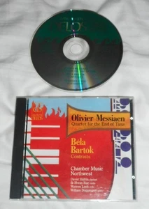 MESSIAEN: Quartet for the End of Time - BARTOK: Contrasts CD 1986 Delos - Picture 1 of 2