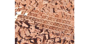 Juweela H0 28391 Flach Dachziegel Herzziegel | rot | mittel | 1000 Stück 1:87 - Bild 1 von 1