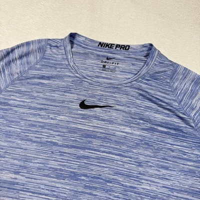 Camisa Nike Pro Dri-FIT Para Hombres XL Azul Brezo Manga Corta Entrenamiento 859216-405 Foto 1 de 4