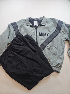 US Army PT Jacke & Hose Herren Large lang Fitness Training Windbreaker Uniform - Bild 1 von 21