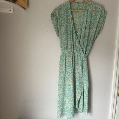 TUCKER NYC 100% шелк надежном многоцветный абстрактный печать мини-платье размер S - Изображение 1 из 4