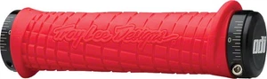 ODI Troy Lee Lock-On Grips Red 130mm Length Bicycle Grip Custom Flanges - Picture 1 of 1
