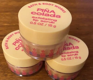 Bath & Body Works Pina Colada Exfoliating Lip Scrub 3 Pack - Picture 1 of 1