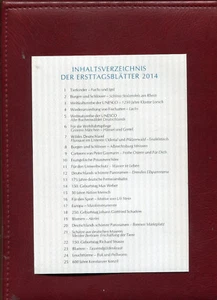 BRD - Jahrgang ETB - 2014 - KW 173,--€ ( ETB ) - Imagen 1 de 2