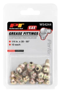 Performance Tool W54244 Raccordo per Grasso 1/4" x 28" 90, (Confezione da 10) - Foto 1 di 2