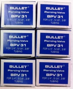 SUPCO Bullet Piercing Valve, 6 Pack of BPV31, 1/4", 5/16", 3/8" Tubing - Picture 1 of 2