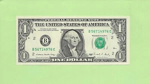 1988 ..UNCIRC $1  B 5671 4976 C .... 1988 $1  B-C     NICE NOTE        FRN - Picture 1 of 2