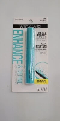 WET N WILD MASCARA--MEGAWEAR (VERY BLACK)- CLEAN DEFINITION FREE SHIPPING - Image 1 of 2