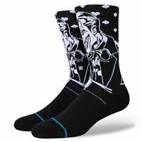 STANCE ICON 3 PACK SOCKS.NEW BLACK ARCH SUPPORT CUSHIONED CALF SIZE UK 6-16