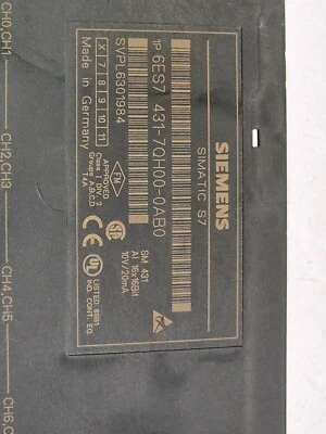 6ES7431-7QH00-0AB0 SIMATIC S7-400 Refurbished - Imagen 1 de 4