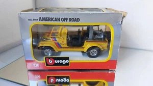 Bburago American Off Road Jeep 1:24 Burago in Box Mint - Picture 1 of 14