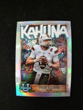 2022 Bowman University Chrome TYLER VAN DYKE Big Kahuna #TBK-8 Miami Hurricanes