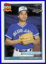 1991 Topps Desert Shield John Candelaria Toronto Blue Jays #777