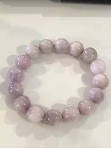 Amethyst Quartz Protection Bracelet Spirit Light Purple Stretch Calming Serenity - Picture 1 of 7