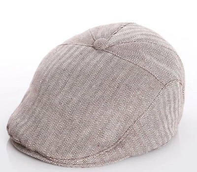 Boys Kids Children Brown Newsboy Pageboy French Artist Cabbie Golf Beret Cap Hat - image 1 of 4