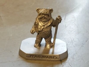 Vintage Rawcliffe 1994 Star Wars Fine Pewter Figura 1.5" EWOK RF956 - Imagen 1 de 5