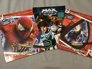 Spider-Man & MAX STEEL Paint With Water Coloring Books  Set Of 3 w/ Paintbrushes - Bild 1 von 7