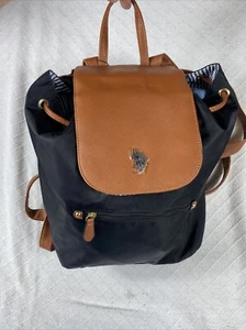 U.S. Polo Assn Black Bolton Nylon Rucksack - Neu - Bild 1 von 10