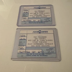 90s Vintage The Cramps Ticket Stub 1992 Concert Tour Detroit Michigan Punk Rock - Bild 1 von 6
