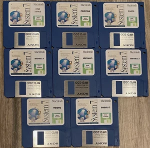 Apple Macintosh Disk System [3.2-10.5] 400/800k/1.4/CD/DVD Vintage Install Sets - Bild 1 von 3