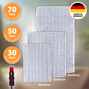 12V Heizteppich Teppichheizung Bodenheizung Fußwärmer Heizmatte Fußheizung - Bild 1 von 29