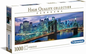 Puzzle Clementoni Panorama Brooklyn Bridge New York 39434 98 x 33 cm 1000 Pezzi - Foto 1 di 1