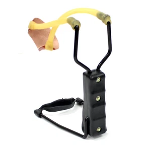 High Velocity Folding Wrist Brace Slingshot Powerful Hunting Sling Shot Catapult - Picture 1 of 7